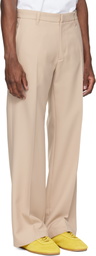 Stockholm (Surfboard) Club Beige Tailored Bootcut Trousers