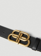 Balenciaga - Logo Plaque Belt in Black