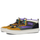 Vans Men's UA Half Cab 33 DX Sneakers in Forest Night/Marshmallow