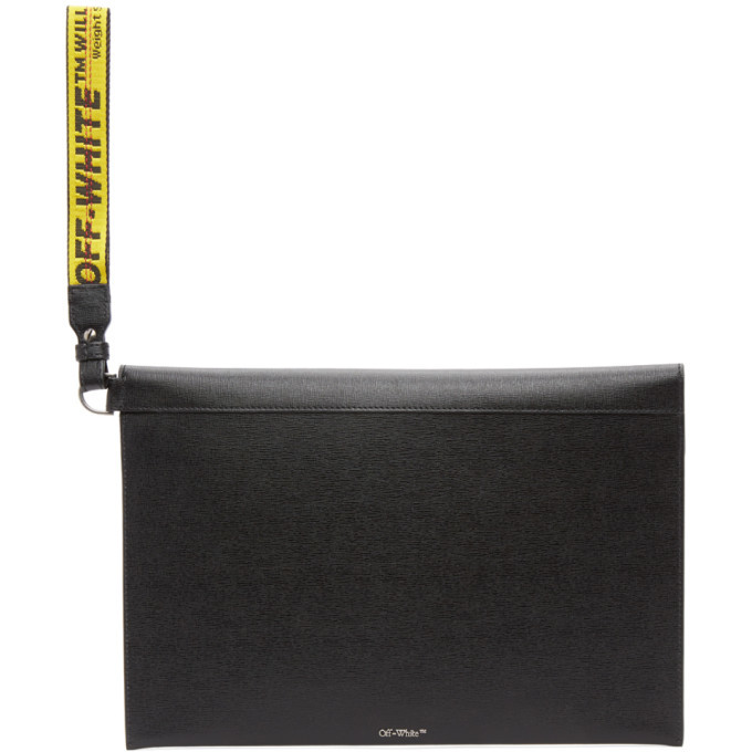 Off white flat discount pouch