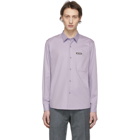 AMI Alexandre Mattiussi Purple Paris Patch Shirt