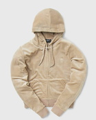 Juicy Couture Classic Velour Robertson Zip Hoodie Brown Track Jackets/Zippers