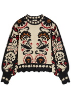 Farm Rio Jacquard Knit Jumper Multicoloured