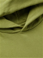DISTRICT VISION - Mudita Printed Recycled Organic Cotton-Jersey Hoodie - Green