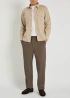 Tom Ford Cotton and Linen-blend Shirt Beige