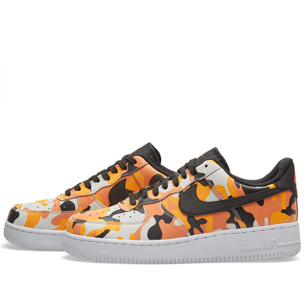 nike air force orange camo