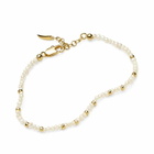 Missoma Women's Micro Pearl Beaded Bracelet in Gold