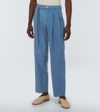King & Tuckfield - Grant high-rise wide-leg jeans
