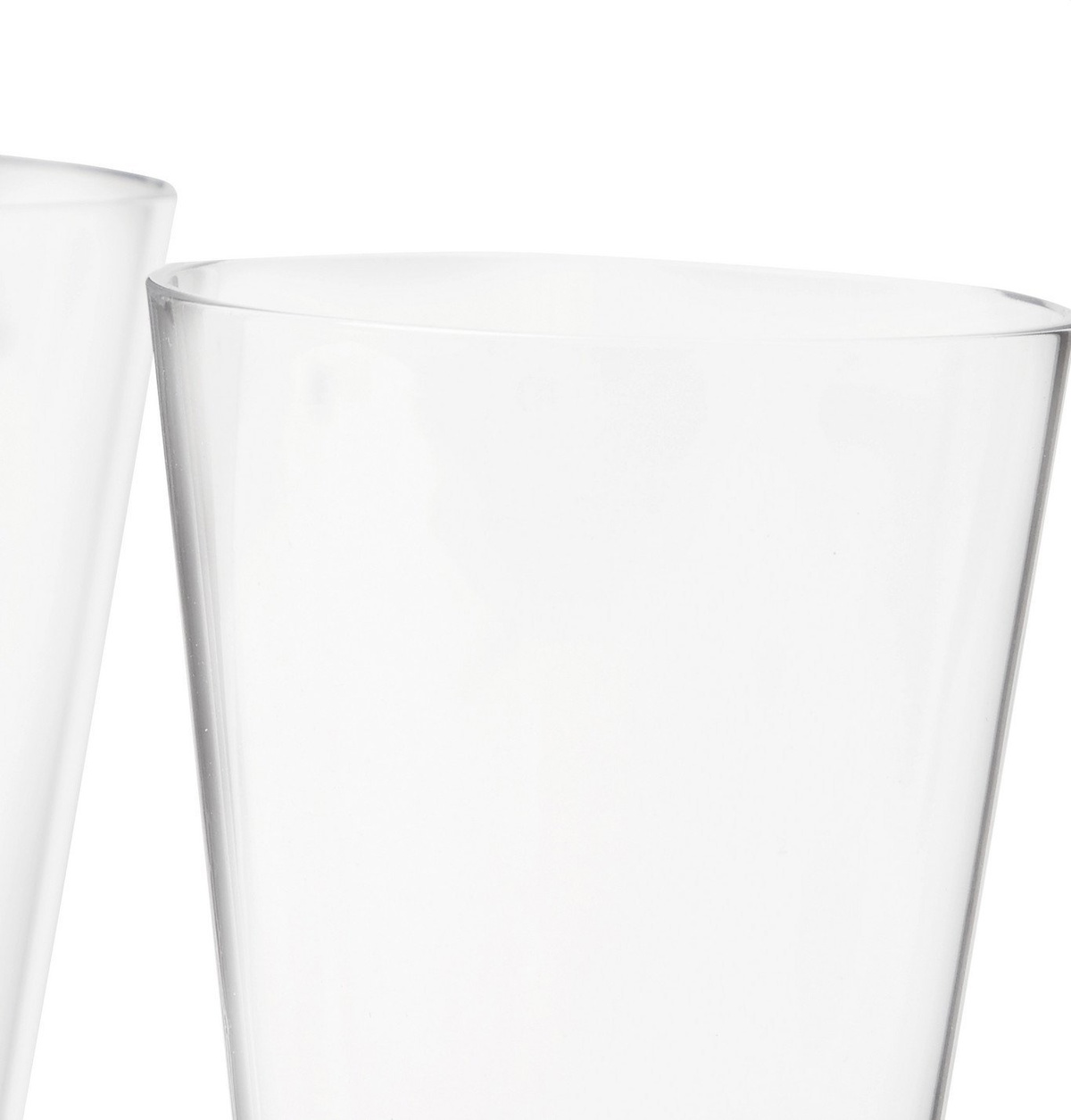 Tom Dixon - Puck Set of Two Flute Glasses - Neutrals