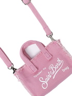 MC2 Saint Barth Pink Cotton Canvas Key Holder