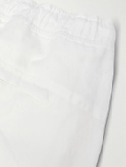 Derek Rose - Sydney 1 Straight-Leg Linen Drawstring Shorts - White