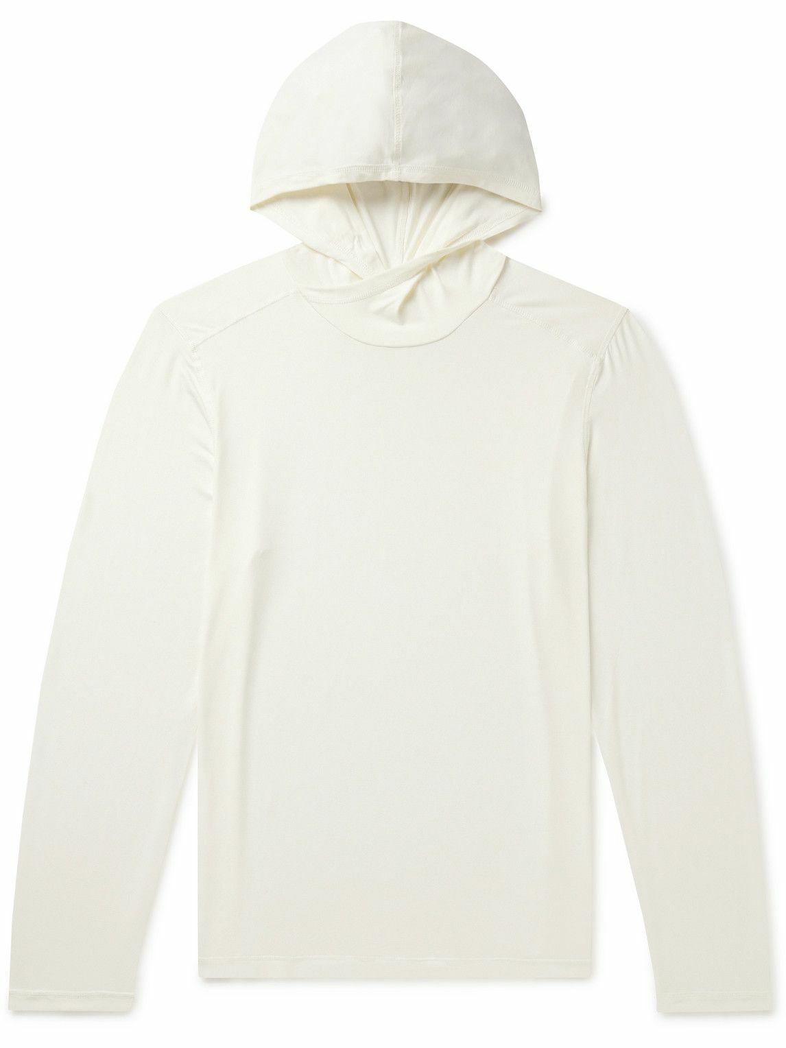 Onia - Stretch-Nylon Jersey Hoodie - White