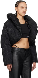 Alexander Wang Black Hotfix Down Jacket