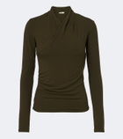 Vince Fixed jersey wrap top