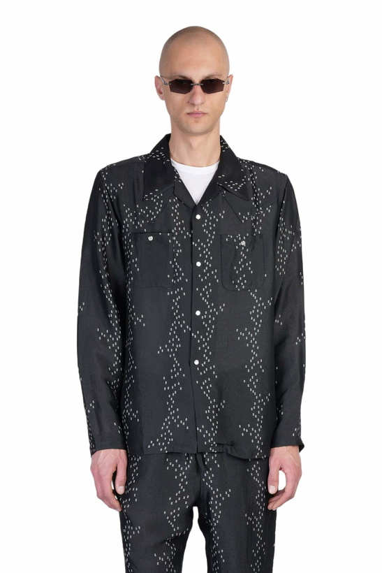 Photo: Needles Shirt In Black Rayon