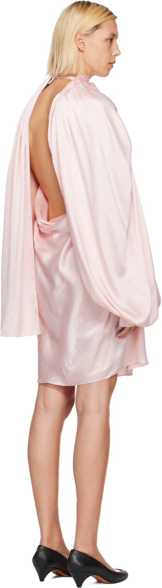 Kiko Kostadinov Pink Caspian Minidress