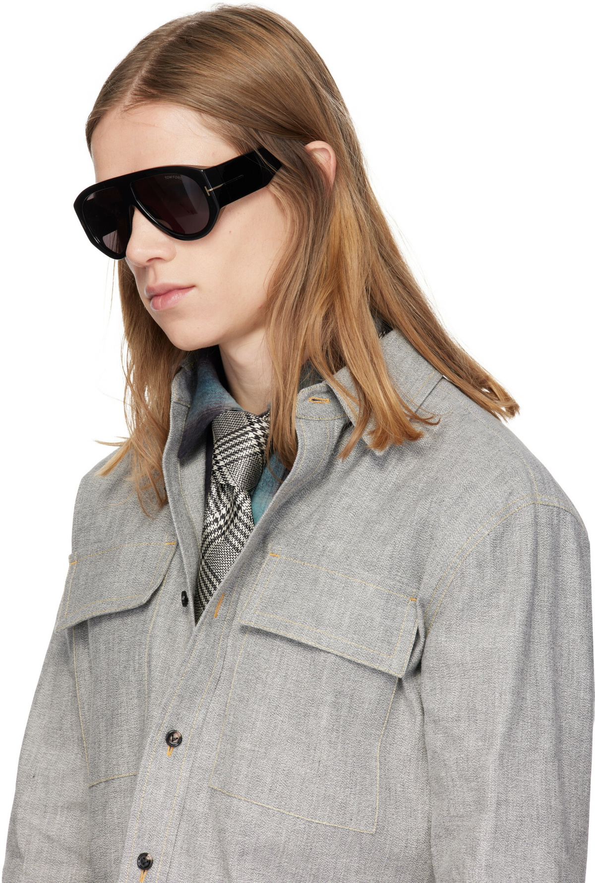 TOM FORD Black Bronson Sunglasses