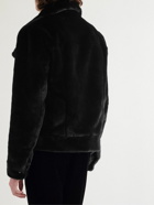 SAINT LAURENT - Faux Fur Jacket - Black