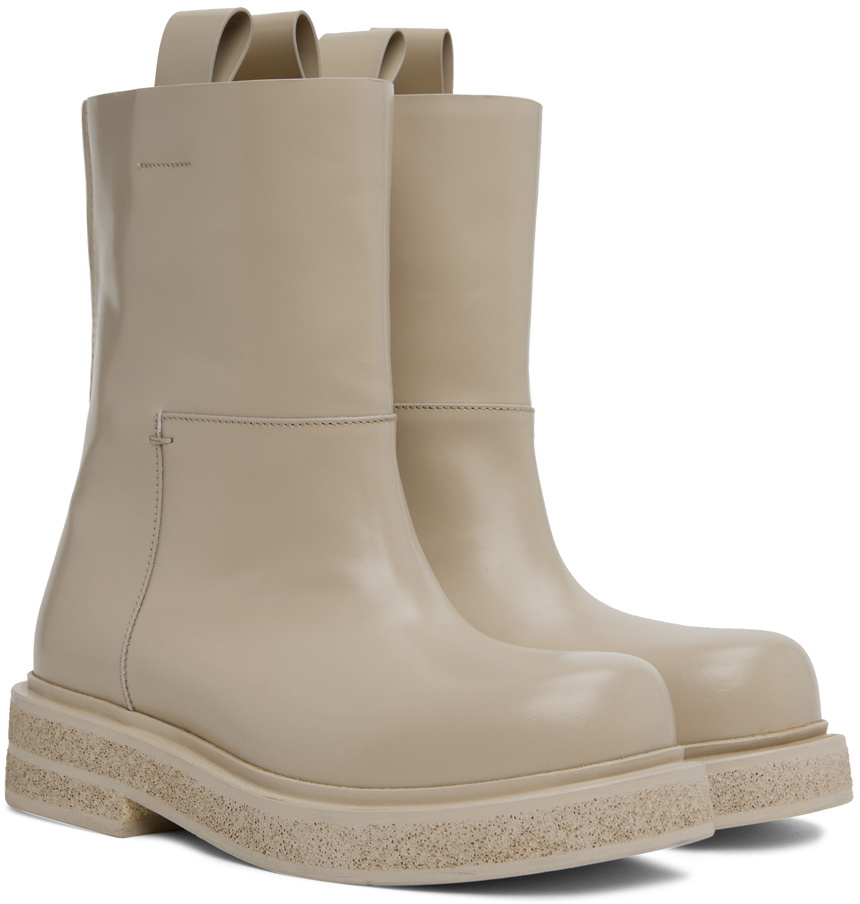 Quira SSENSE Exclusive Beige Lilibeth Boots