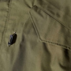 Uniform Bridge Men's Fishtail Short Jacket in Khaki