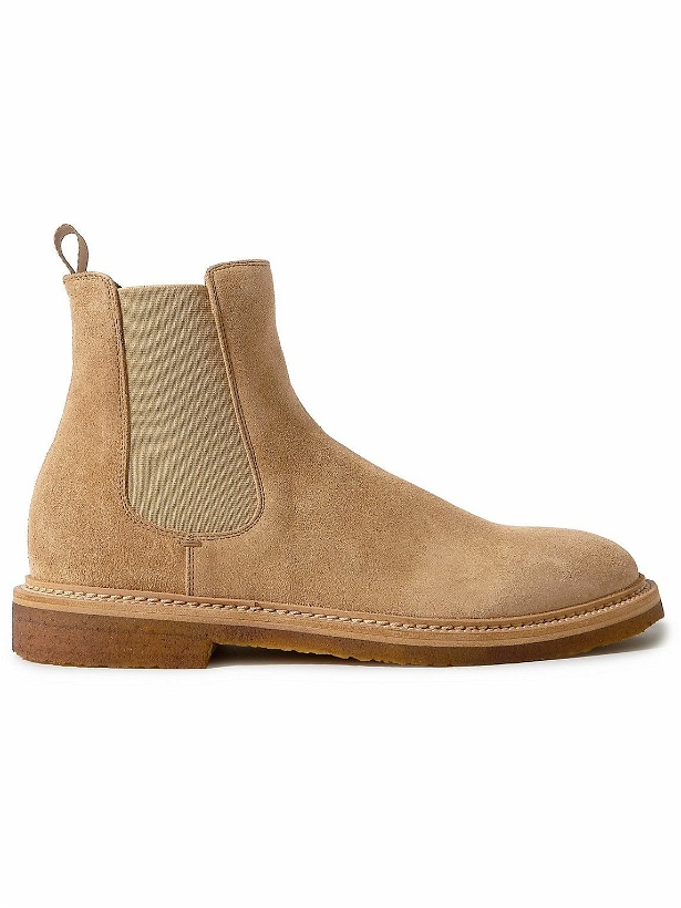 Photo: Officine Creative - Hopkins Suede Chelsea Boots - Brown