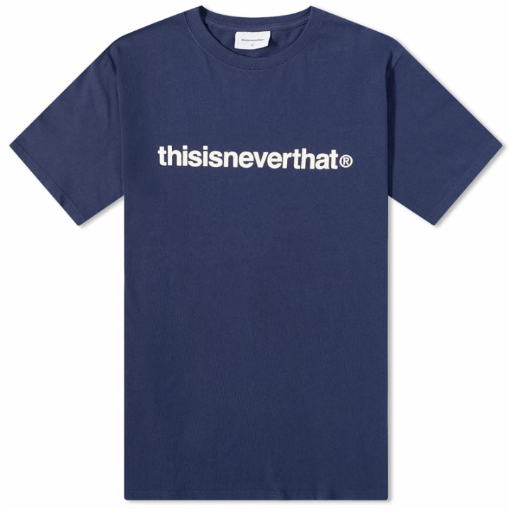 Photo: thisisneverthat Men's T-Logo T-Shirt in Navy