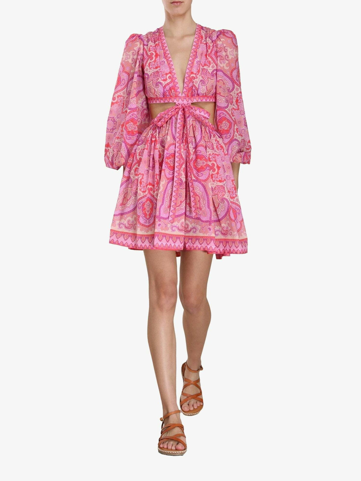 Zimmermann Dress Pink Womens Zimmermann