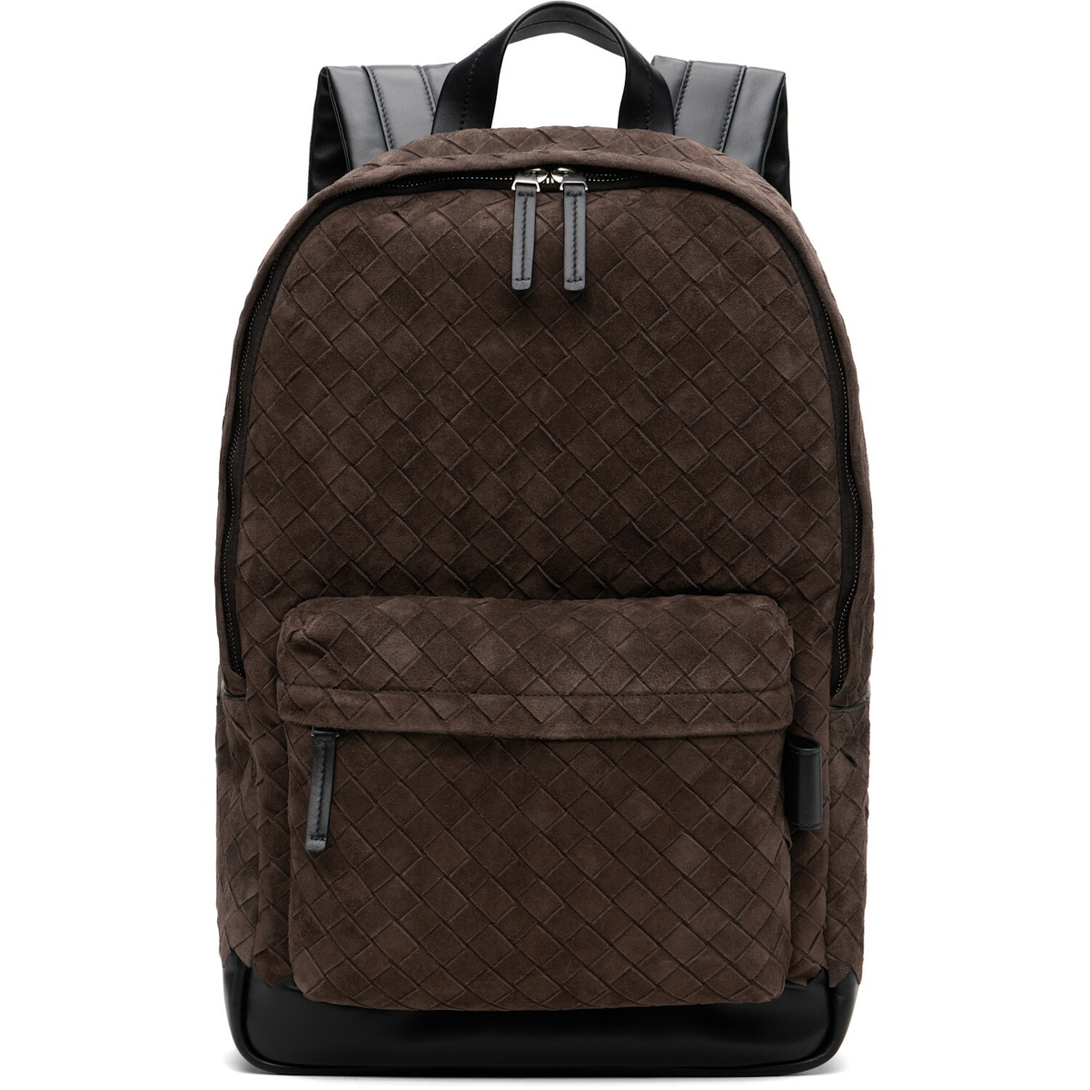 Bottega Veneta Brown & Black Classic Intrecciato Backpack