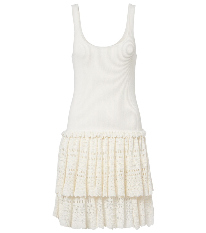 Photo: Polo Ralph Lauren Crochet ribbed-knit minidress