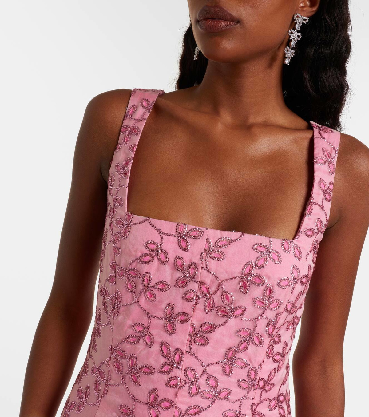 Markarian Floral sequined minidress
