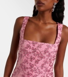 Markarian Floral sequined minidress