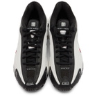 Nike Black and White Shox R4 Sneakers