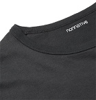 nonnative - Embroidered Cotton-Jersey T-Shirt - Charcoal