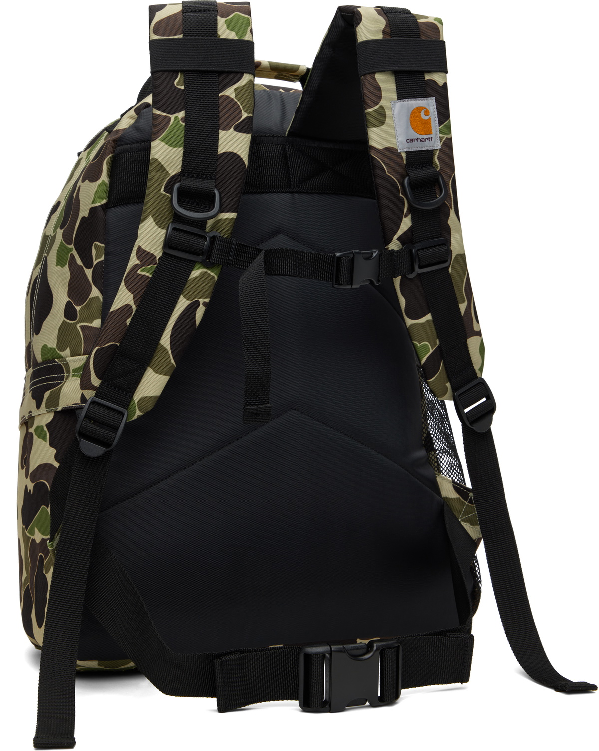 Carhartt Kickflip Backpack オリーブ×カモフラージュ Carhartt WIP Kickflip Backpack Duck Camo Green – Black Sheep