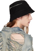 Rick Owens DRKSHDW Black Pocket Gilligan Hat
