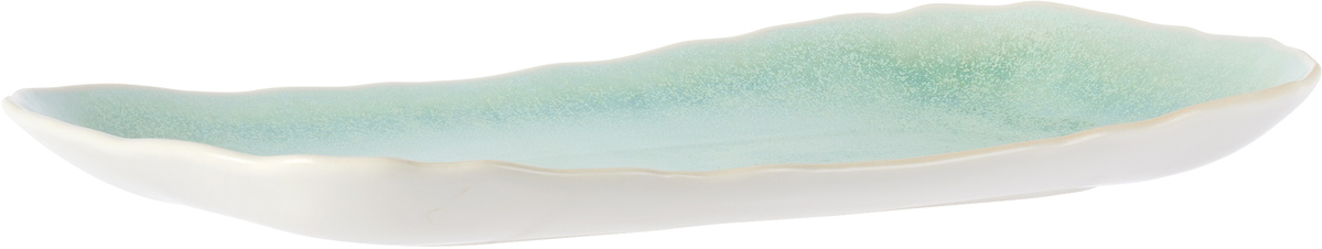 Jars Céramistes Blue Plume Rectangular Plate