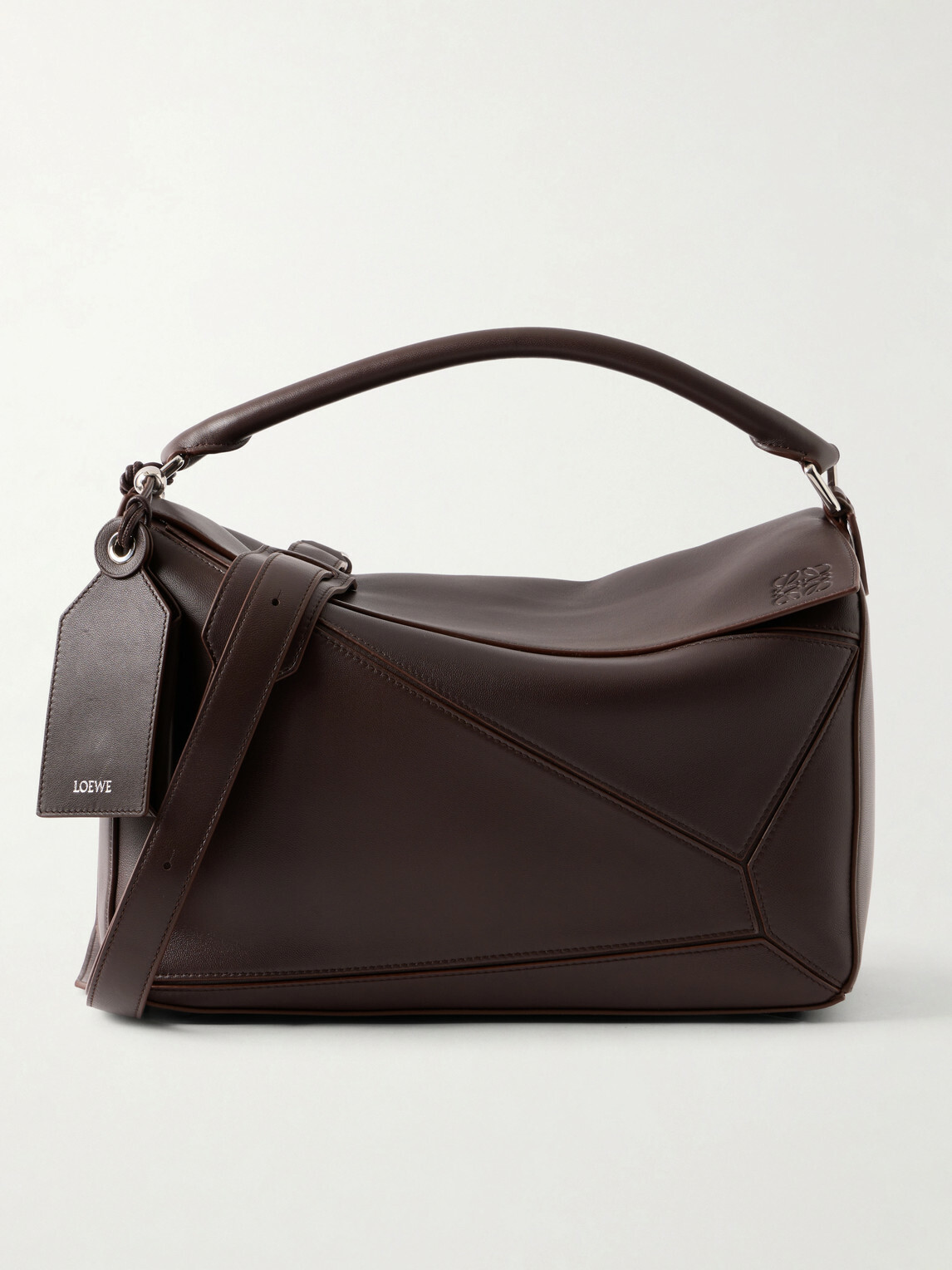 LOEWE - Puzzle Featherlight Large Leather Messenger Bag
