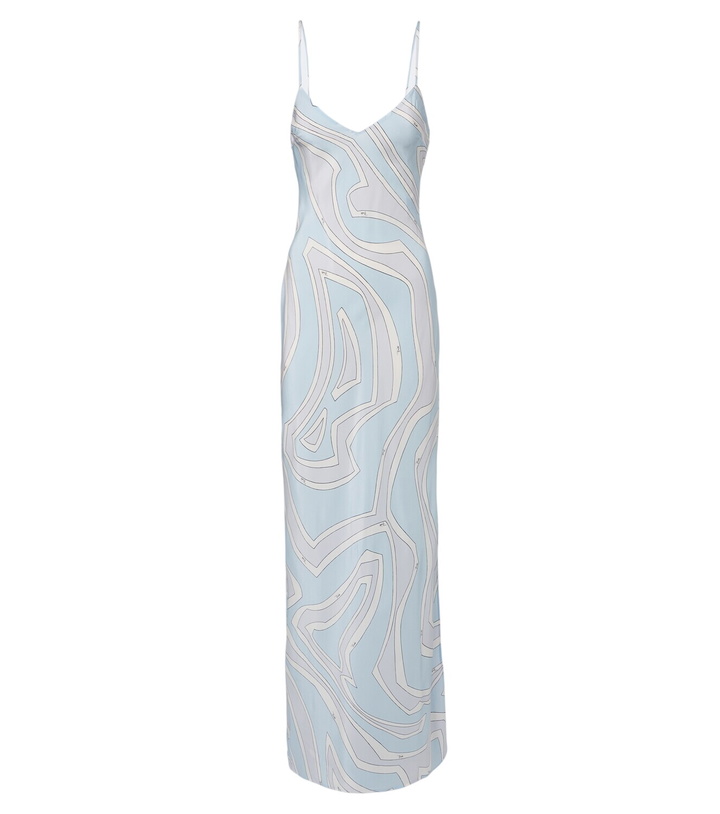 Photo: Pucci Labirinto silk crêpe de chine gown