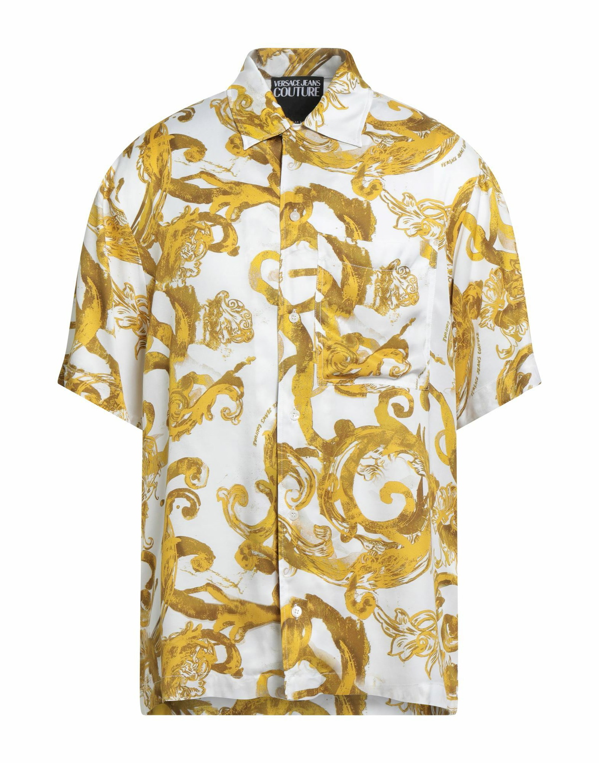 Versace Jeans Couture Mens Shirt Mustard