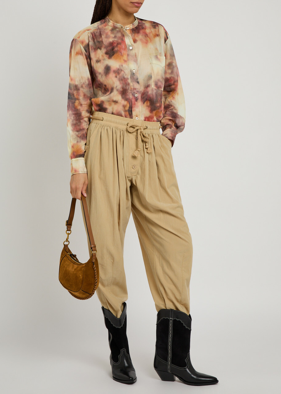 Isabel Marant étoile Mexika Printed Cotton Blouse Multicoloured