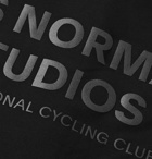 Pas Normal Studios - Logo-Print Fleece-Back Cycling Jersey - Black