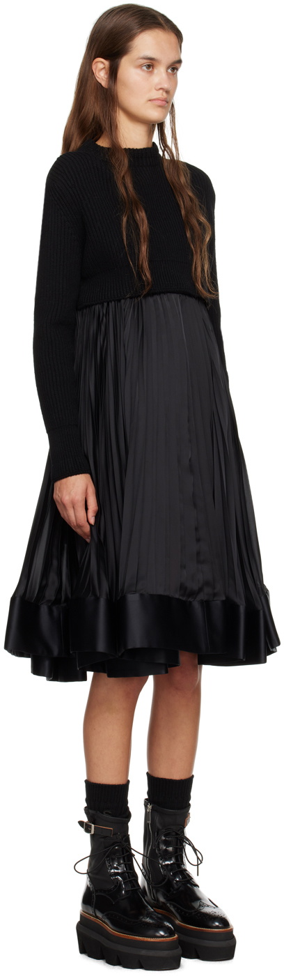 【sacai】　long dress Sacai - Carhartt WIP Mixed Media Pleated Skirt Overall Maxi Dress