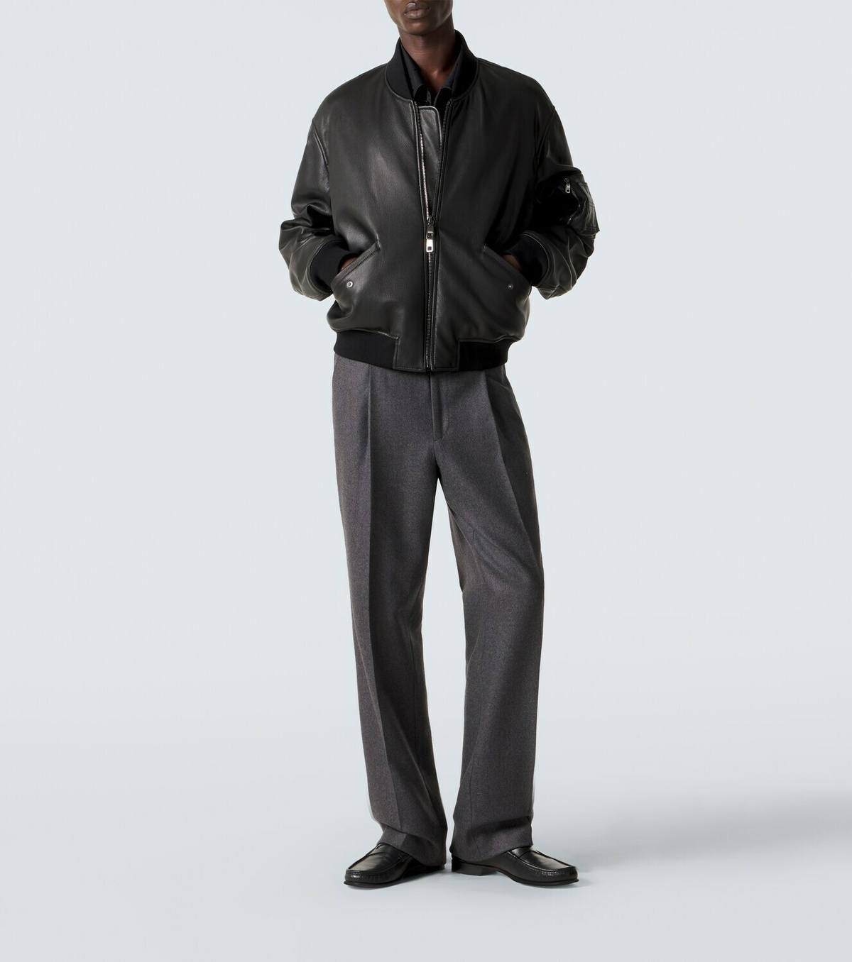 Dolce&Gabbana Leather bomber jacket Dolce & Gabbana