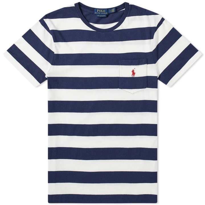 Photo: Polo Ralph Lauren Bold Stripe Pocket Tee