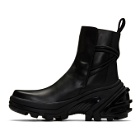 1017 ALYX 9SM Black Fixed Sole Low Buckle Boots