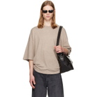 Fear of God ESSENTIALS Beige Soft Knit T-shirt