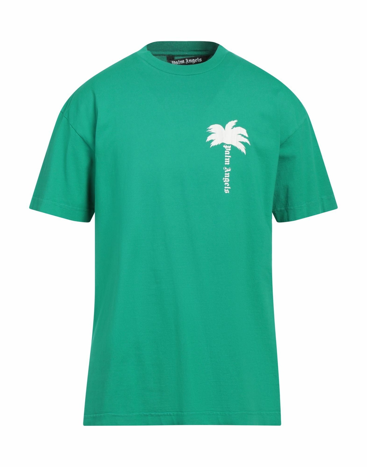 Palm Angels Mens T-shirt in Green