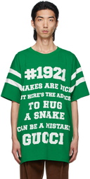 Gucci Green 'To Hug A Snake' T-Shirt