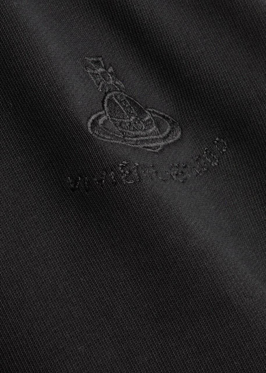 Vivienne Westwood Rugged Hooded Cotton Sweatshirt Black