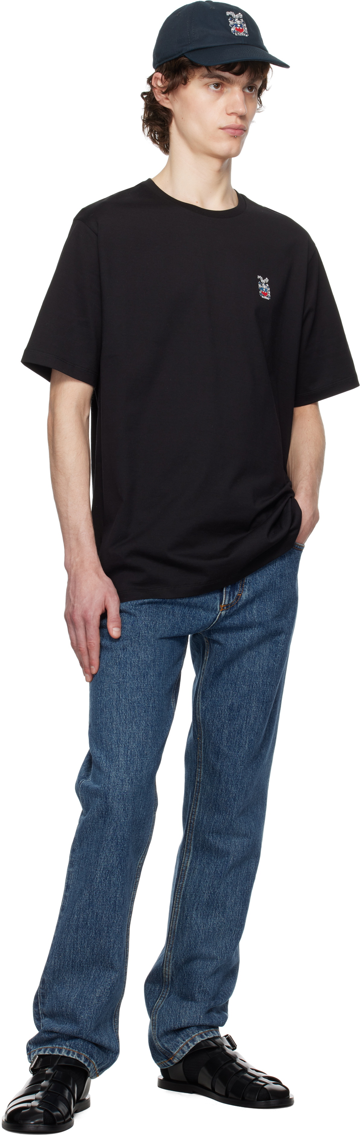 Bally Black Crest T-shirt